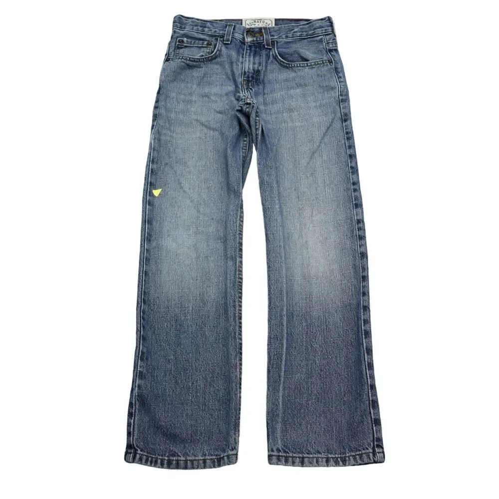 Levi Strauss Co Pants Boys 10 Blue Low Rise Signature Slim Straight Denim Jeans